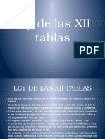 Presentación Ley de Las Xii Tablas