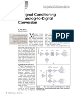 RF Signal Conditioning For Analog To Digital Conversion Gary Breed High Frequency Electronics 2007