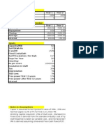 Project Finance - Hydro Electric Power - Valuation