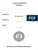 Lab-Report Mechanics of Material III