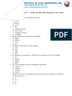 Practice Problem No. 1