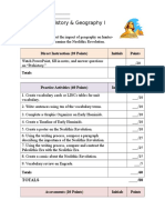 Prehistory Unit Menu