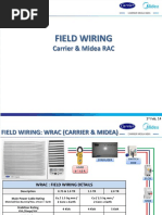 Field Wiring: Carrier & Midea RAC