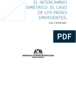 EL INTERCAMBIO ASIMÉTRICO. EL CASO DE LOS PAÍSES EMERGENTES (Resumen)