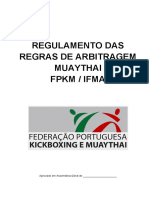 Regulamento Regras Arbitragem Muaythai FPKM Ifma - Set2016