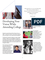 Developing Your Vision While Attending College