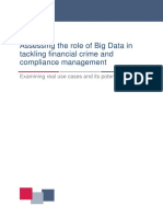 Assessing The Role of Big Data in Tackling Financial Crime and Compliance Management