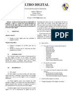 Informe Filtro Arduino