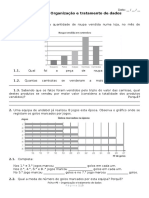 Ficha Nº6 Organização e Tratamento de Dados