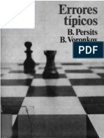 Ajedrez Errores Tipicos Persits y Voronkov PDF