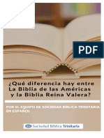 ¿Qué Diferencia Hay Entre La Biblia de Las Américas y La Biblia Reina Valera