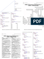 C Basics Crossword Puzzle