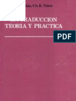 Eugene Albert Nida, Charles Russell Taber - La Traducción, Teoría y Práctica