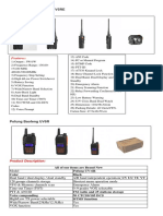 Features:: Pofung Baofeng UV5R / UV5RE