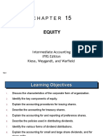 Equity: Intermediate Accounting IFRS Edition Kieso, Weygandt, and Warfield