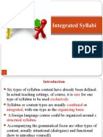 Integrated Syllabus