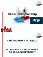 Basic Salesmanship