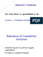 Eukaryotic Translation