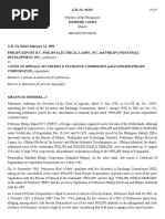 025-Philips Export B.V. Et Al vs. CA, Et Al G.R. No. 96161 February 21, 1992