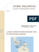 Prehistoric Philippines: Anthropology of The Filipino People