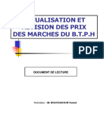 Étude de Prix Lecture Sur L'actualisation Et La Révision Des Prix Des Marchés