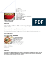 Recetas de Jaqueline Henriquez-Arroces