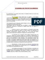 Curso Evaluacion Economica de Pys Mineros 1A. Parte PDF