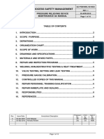 Pressure Relief Device Maintenance QC Manual