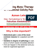 Optimizing Monotherapy of Colicky Abdominal Pain 