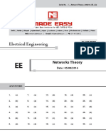 Electrical Engineering 2016 2016 2016 2016 2016: Networks Theory