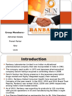 Ranbaxy & Sunpharma M&A