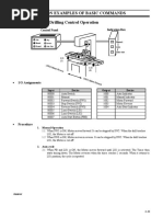 Application Examples of Basic Commands Application #4: Drilling Control Operation