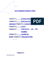 10 TH Class Computer Science Notes