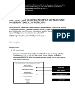 How To Bypass Blocked Internet Connection in Universiti Teknologi Petronas