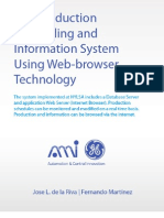 CSP Production Scheduling and Information System Using Web-Browser Technology