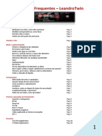 Dúvidas Frequentes - Leandrotwin: Acompanhamento