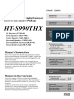 Onkyo HT-S990THX User Manual (Spanish/French) 2017010739329