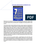 Releyendo Los 7 Habitos de La Gente Altamente Efectiva