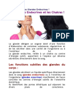 Les Fonctions Des Glandes Endocrines PDF