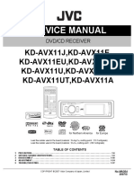 JVC Kd-Avx11-Series SM PDF