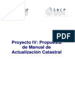 Proyecto IV Manual Actualizacion Catastral - SUNARP PDF