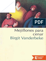 Mejillones para Cenar - Birgit Vanderbeke