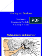 Hearing and Deafness: Chris Darwin Experimental Psychology University of Sussex