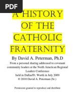 A History of The Catholic FraterniTy