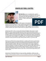 Biografía de Fidel Castro