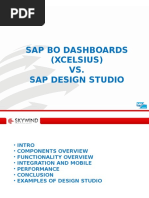 Sap Bo Dashboards (Xcelsius) VS. Sap Design Studio