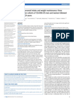 Dietary Flavonoid Intake and Weight Maintenance: Three Prospective Cohorts of 124 086 US Men and Women Followed For Up To 24 Years