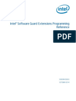 Intel® Software Guard Extensions Programming Reference: 329298-002US OCTOBER 2014