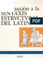 Introducción A La Sintaxis Estructural de Lisardo Rubio