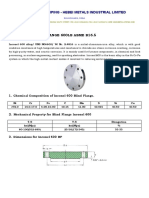 Inconel 600 Blind Flange BF 600LB 600# CLASS600